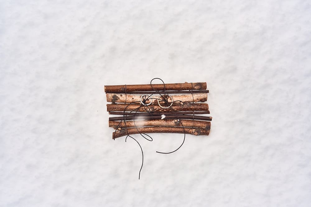 snow wedding